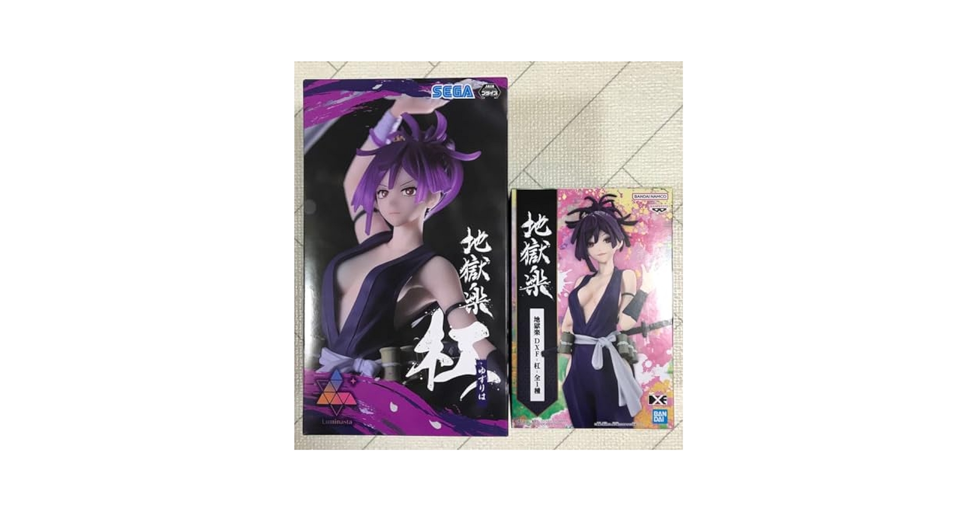 地獄楽 フィギュア　杠 ゆずりは　Luminasta　DXF　２種類　計８個 Amazon.co.jp: 地獄楽 Luminasta 杠 ゆずりは フィギュア